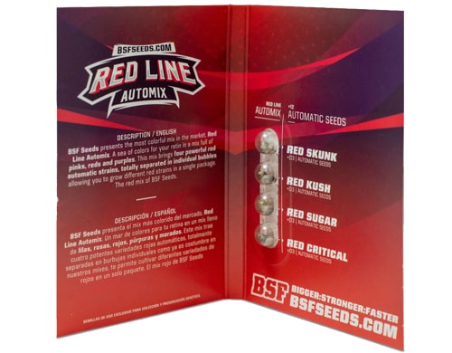Paquete de semillas de marihuana Red Line Automix Paquete de semillas de marihuana Red Line Automix