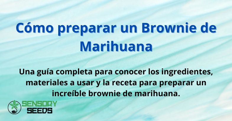 Cómo preparar un Brownie de Marihuana